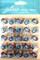 Jolee's Boutique Blue Glitter Pacifier Repeats Dimensional Stickers
